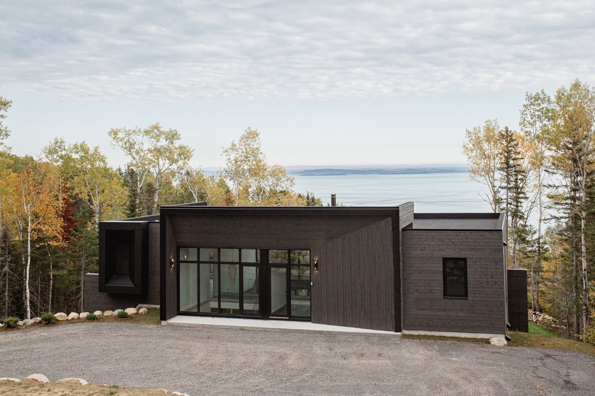 High-end villa with river view, marketed by Charlevoix Chalets, La Malbaie