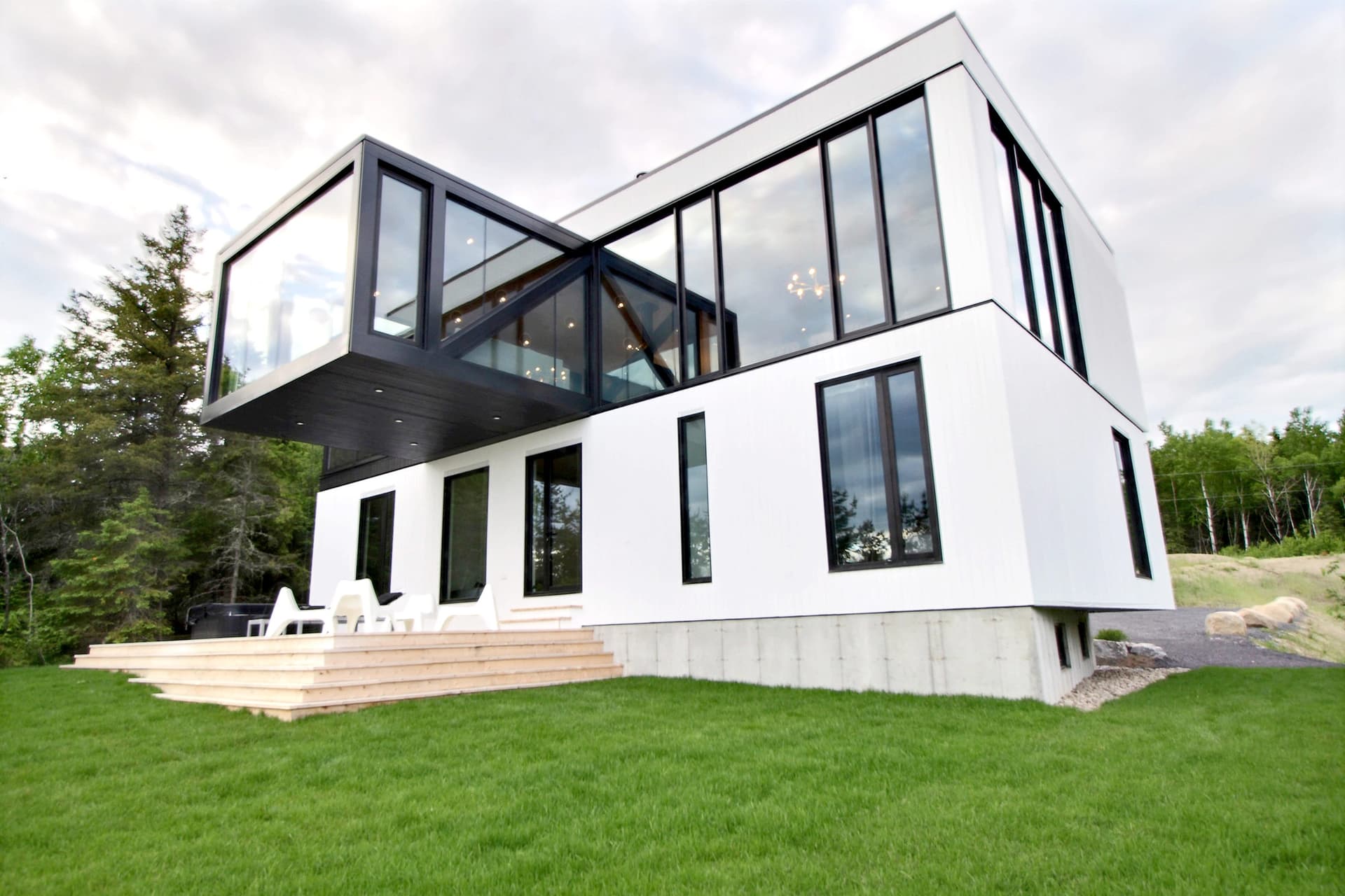 Villa La Blanche, architecture primée ACDF, Cap-à-l'Aigle