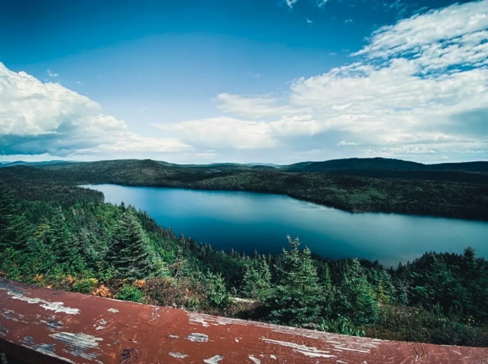 Vue panoramique depuis le Mont Grand-Fonds