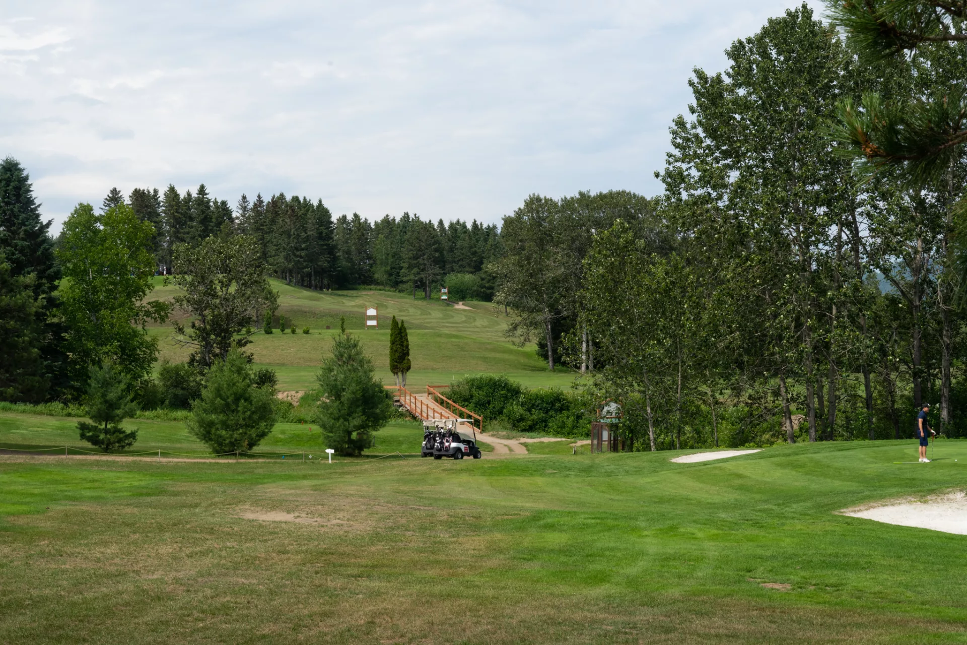 Le Loup golf course in Baie-Saint-Paul