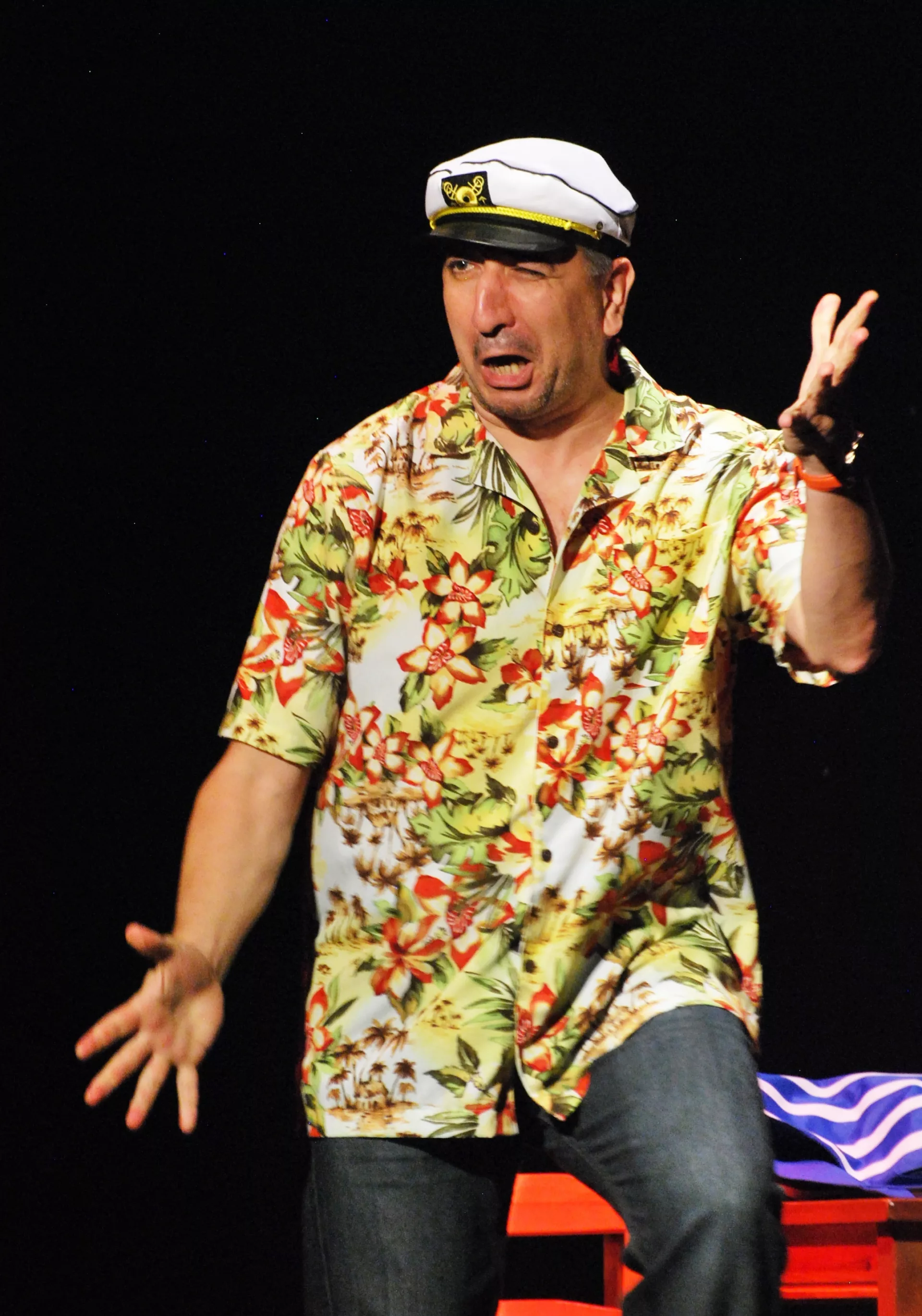 Spectacle au théâtre d'été de l'Isle-aux-Coudres
