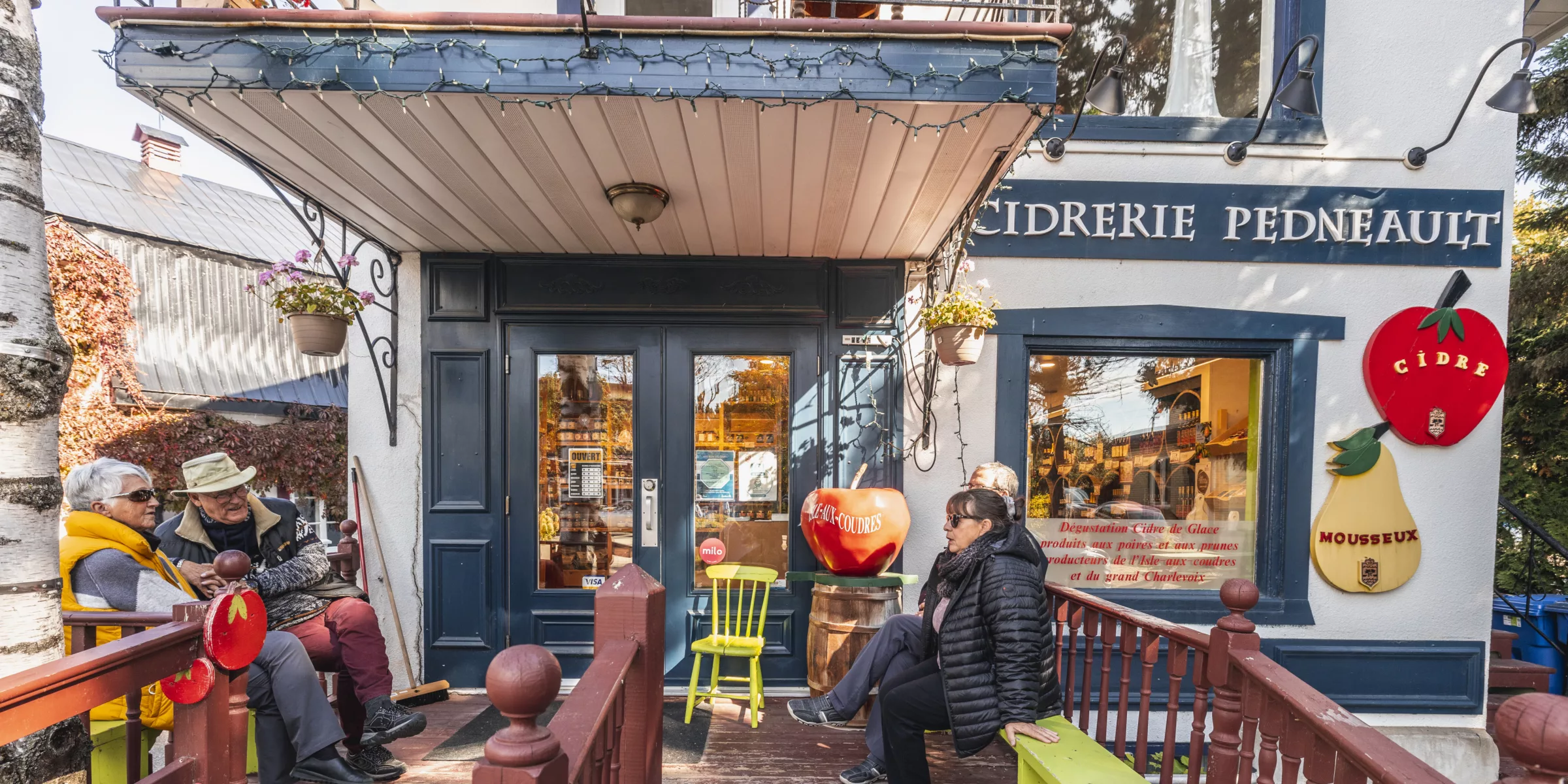 Boutique et dégustation aux Vergers Pedneault