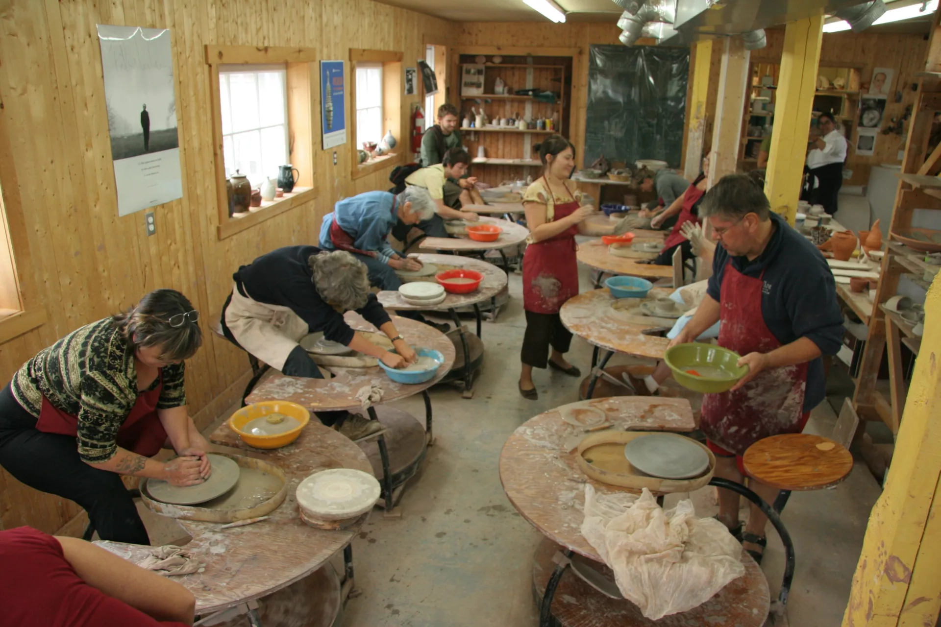 Clay workshop at the Poterie de Port-au-Persil