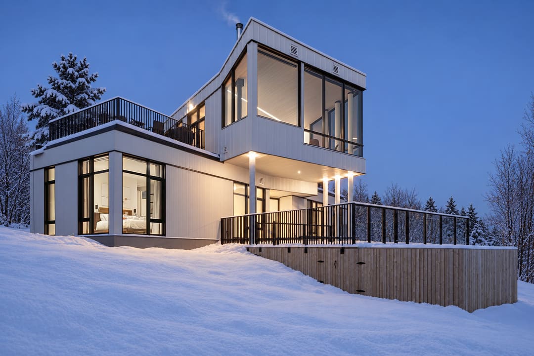 L'Embâcle - Chalet de luxe avec piscine et spa privés, vue sur le fleuve, Charlevoix Quebec